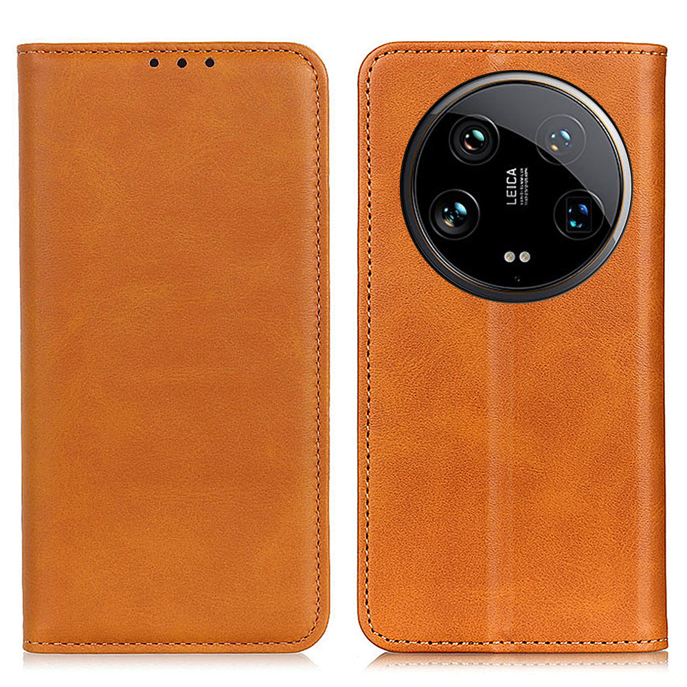 For Xiaomi 14 Ultra Magnetic Case Split Leather+TPU Flip Stand Phone Cover For Xiaomi 14 Ultra Magnetic Case Split Leather+TPU Flip Stand Phone Cover
